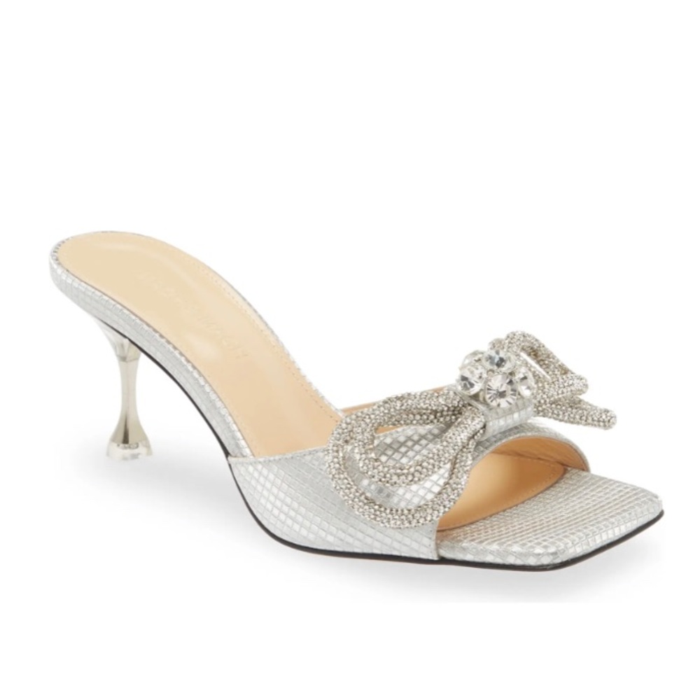 MACH & MACH Double Bow Slide Sandal